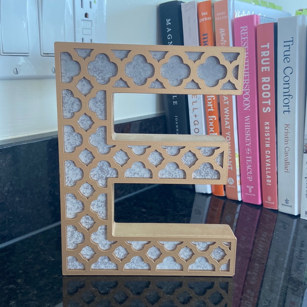 Letter E Decor